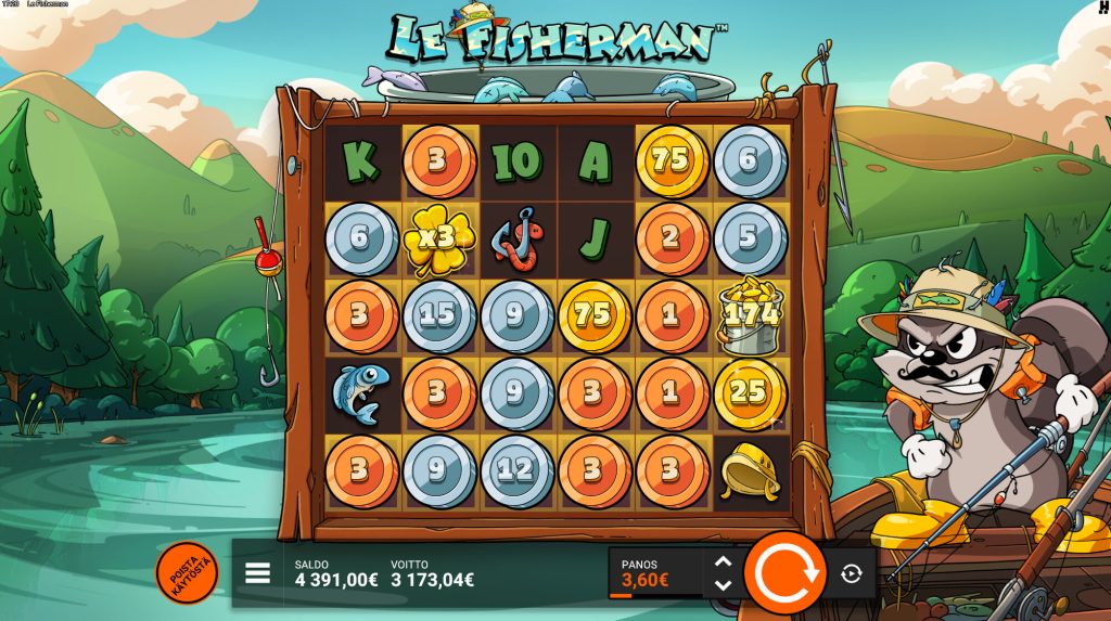 Крупный выигрыш в слоте Le Fisherman